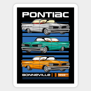 Bonneville American Car Magnet